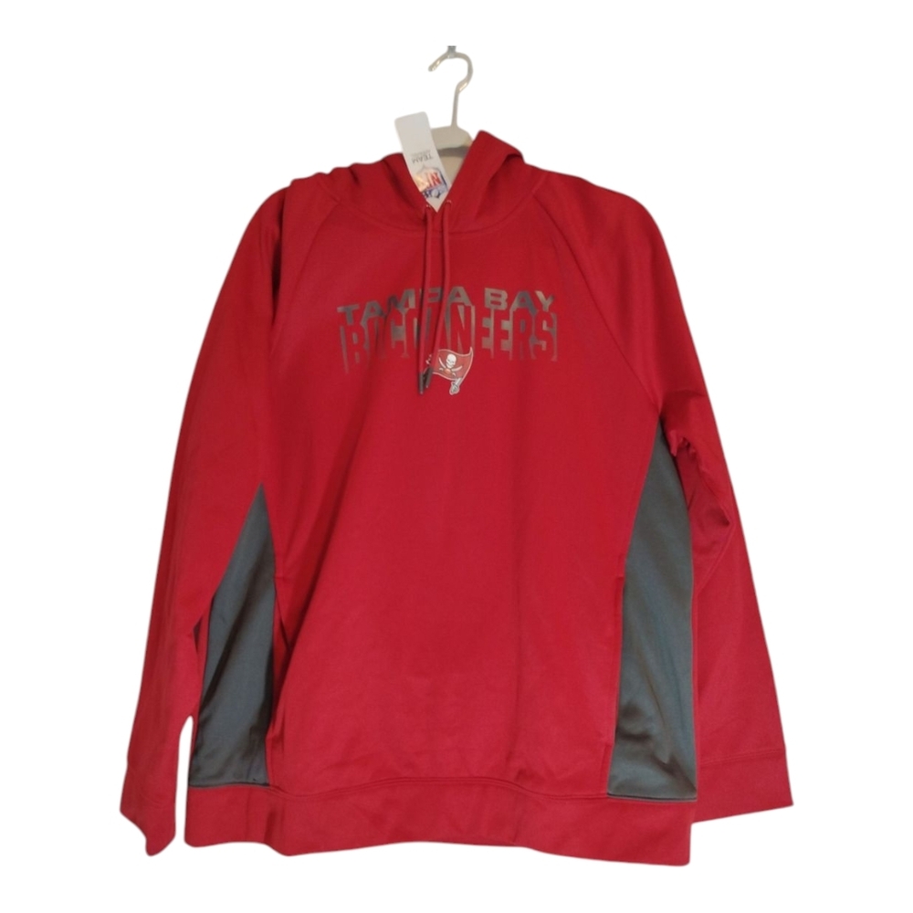 NWT Team Apparel Red Sweatshirt‎ with NFL Logo